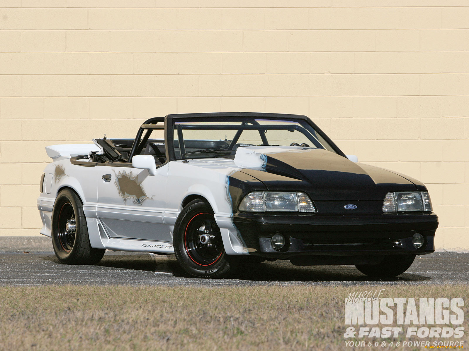 1989, ford, mustang, gt, convertible, 